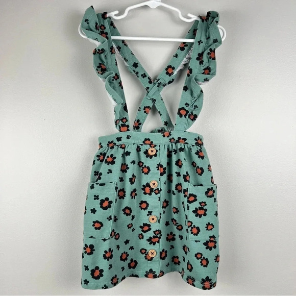 🌸 Adorable Skirt with Suspenders and Ruffles! Size 3T by Wonder Nation - Picture 1 of 11